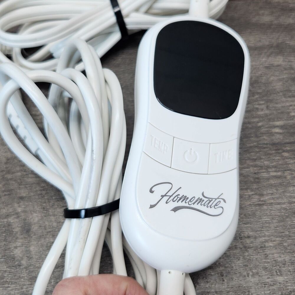Homemate YZH-6284B Electric Heating Blanket Control 135W White 3Prong Controller